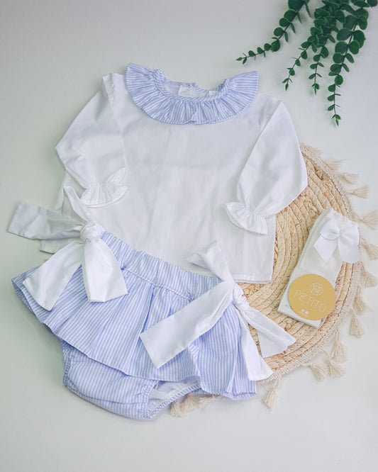Blusa + tapa-fralda