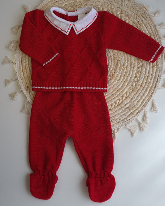 Conjunto de malha de 2 peças