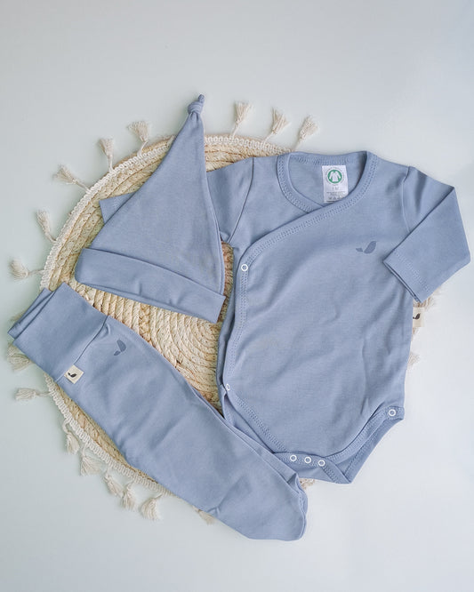 Conjunto de interiores em algodão orgânico