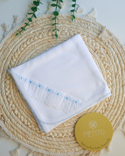 Fralda com bordado