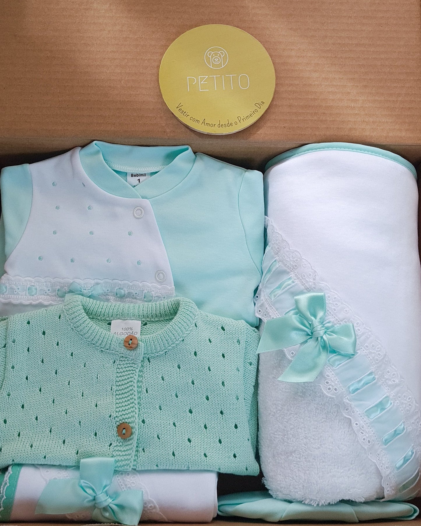 Kit de Maternidade – Verde água