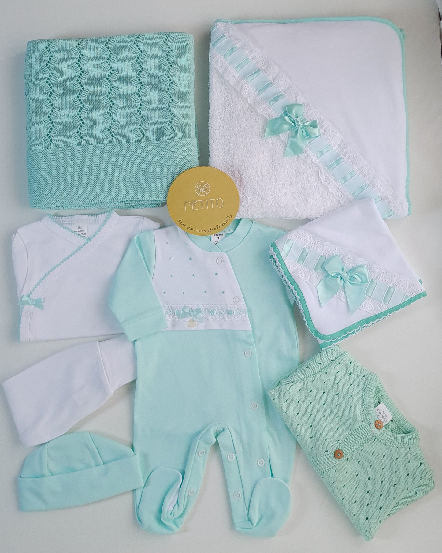Kit de Maternidade – Verde água