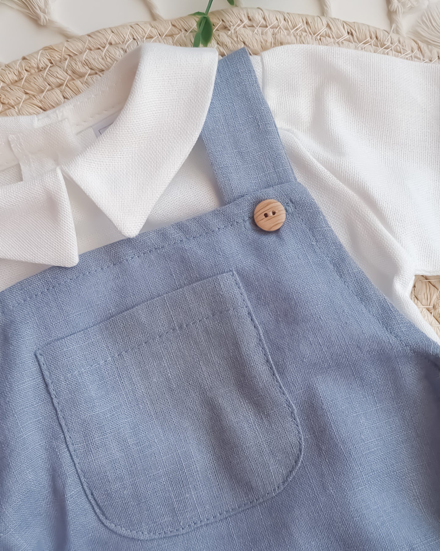 Fofo Linho com Blusa Manga Curta