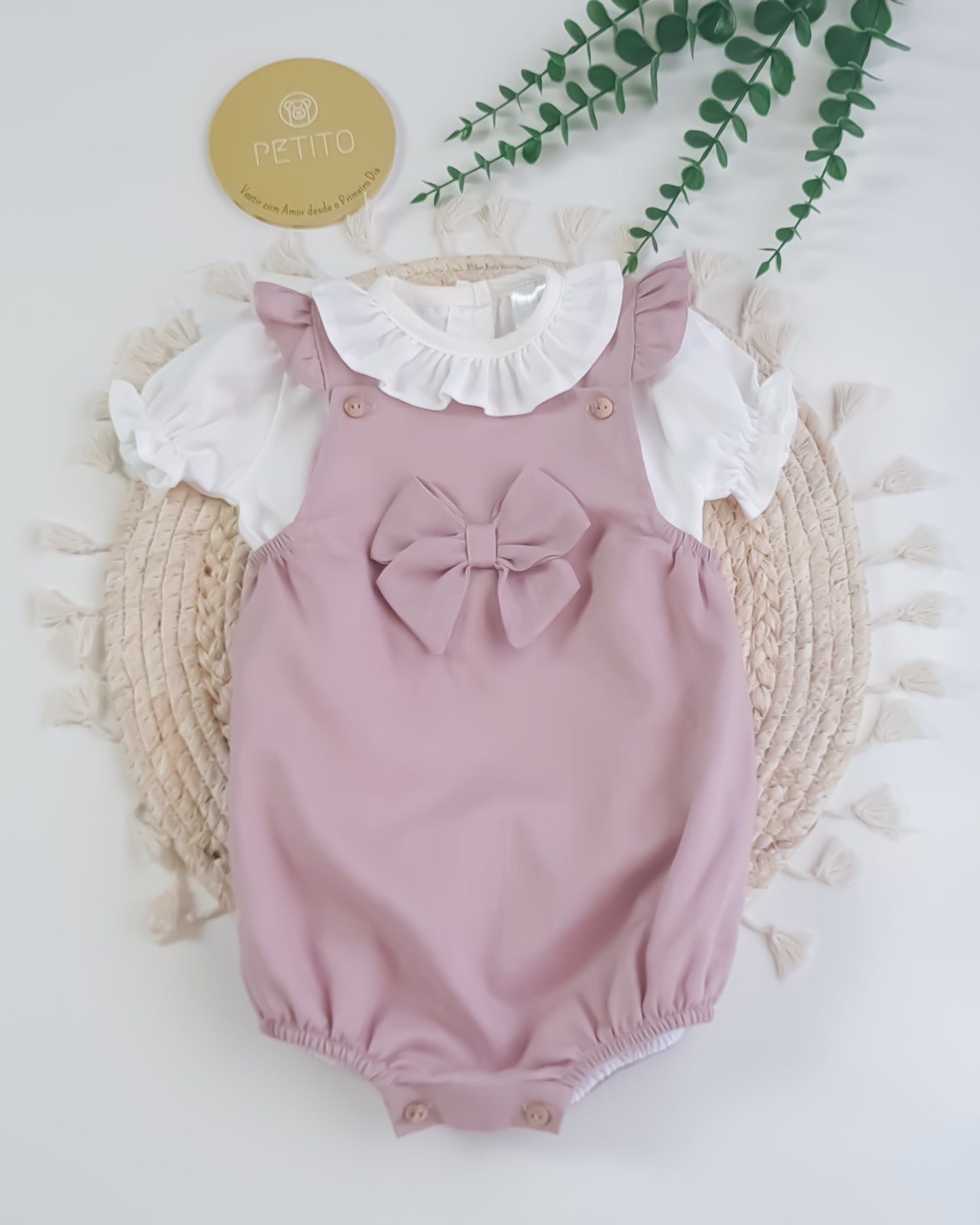 Fofo Linho com Blusa Manga Curta