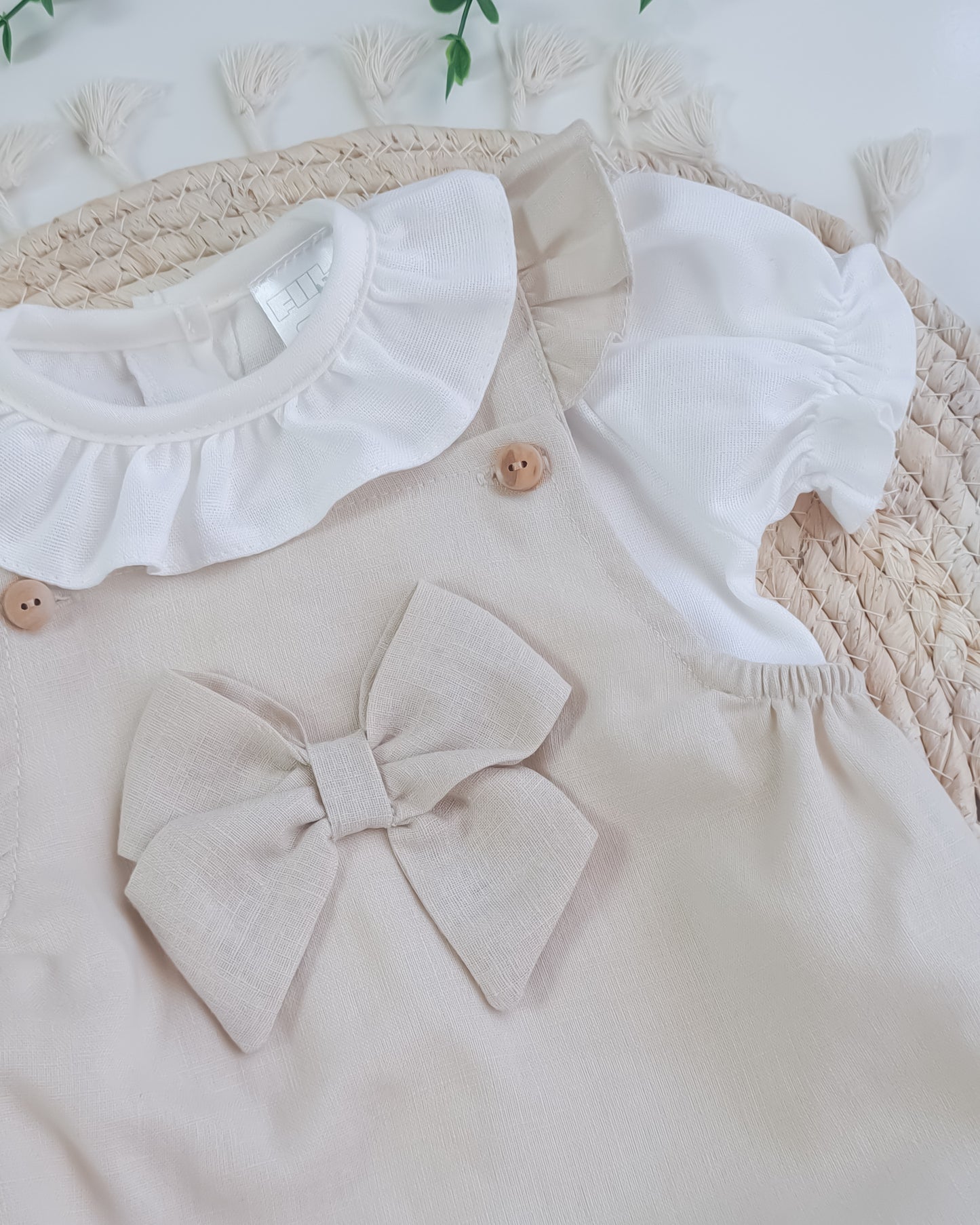 Fofo Linho com Blusa Manga Curta