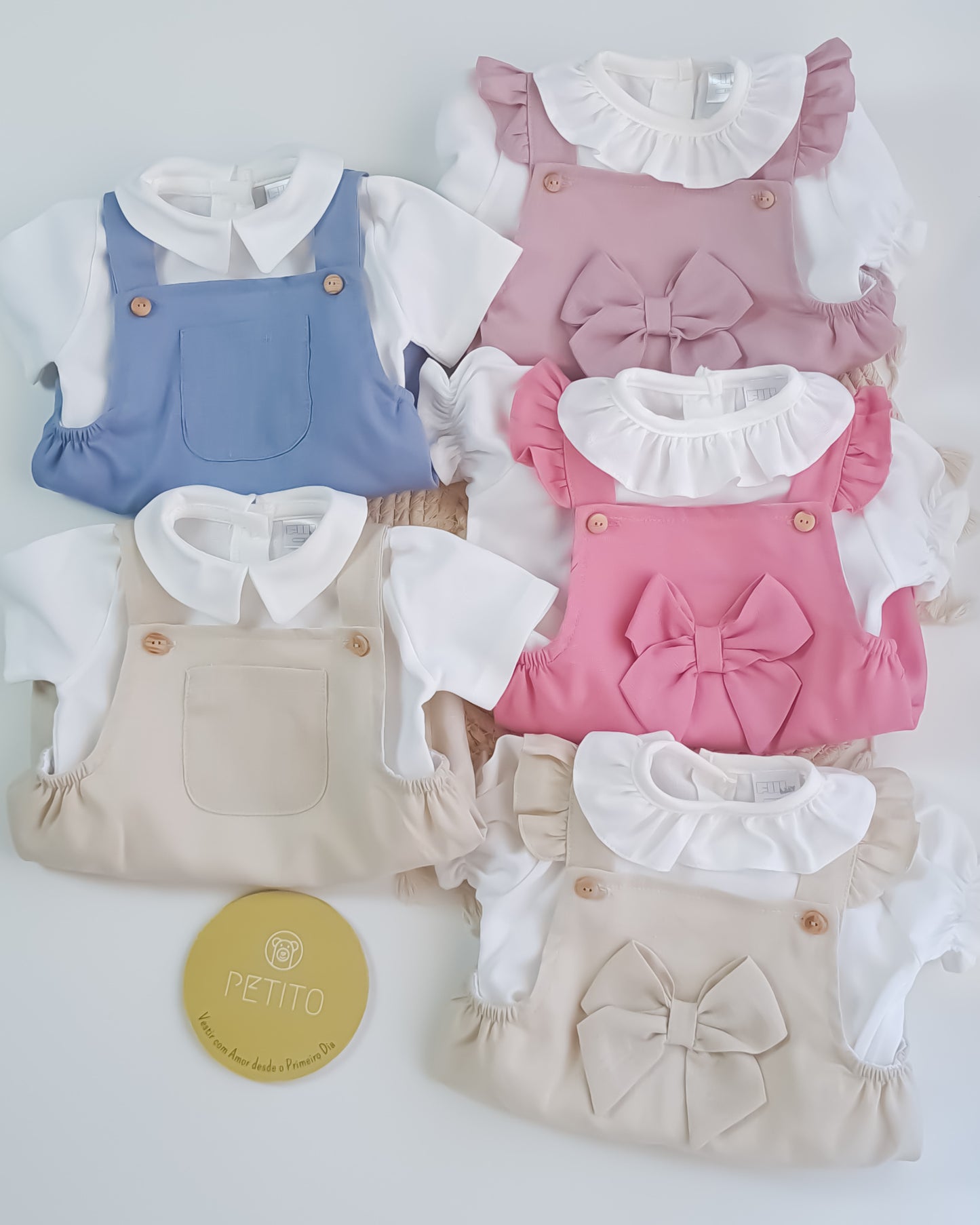 Fofo Linho com Blusa Manga Curta