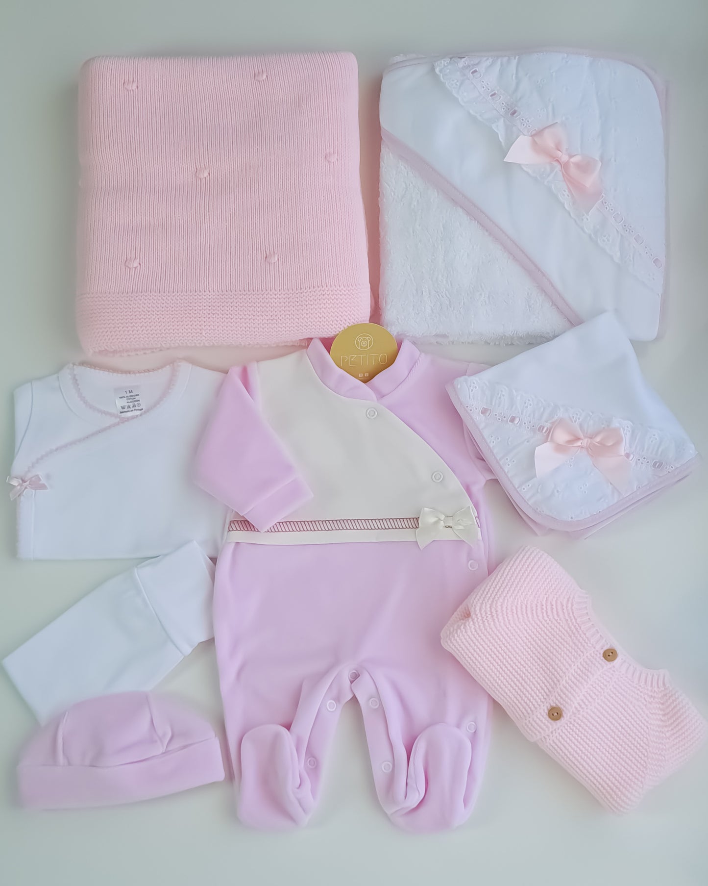 Kit de Maternidade – Rosa bebé (O/I)