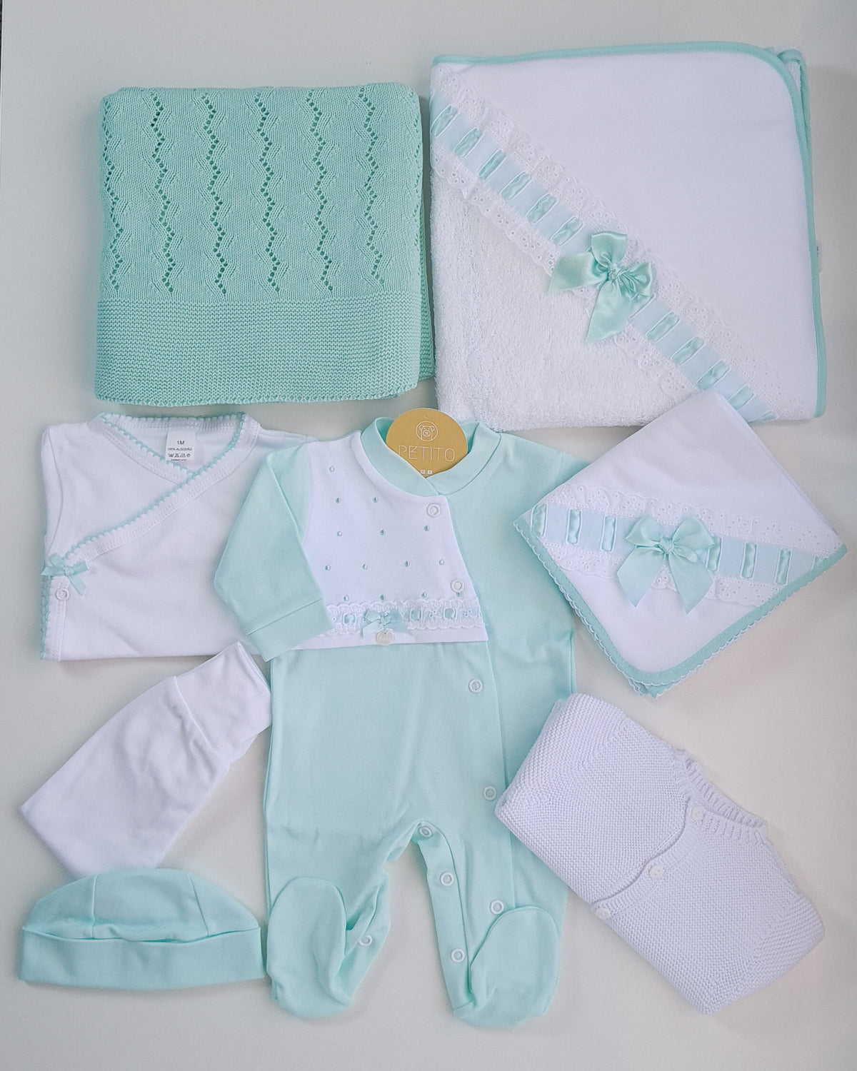 Kit de Maternidade – Verde água (P/V)