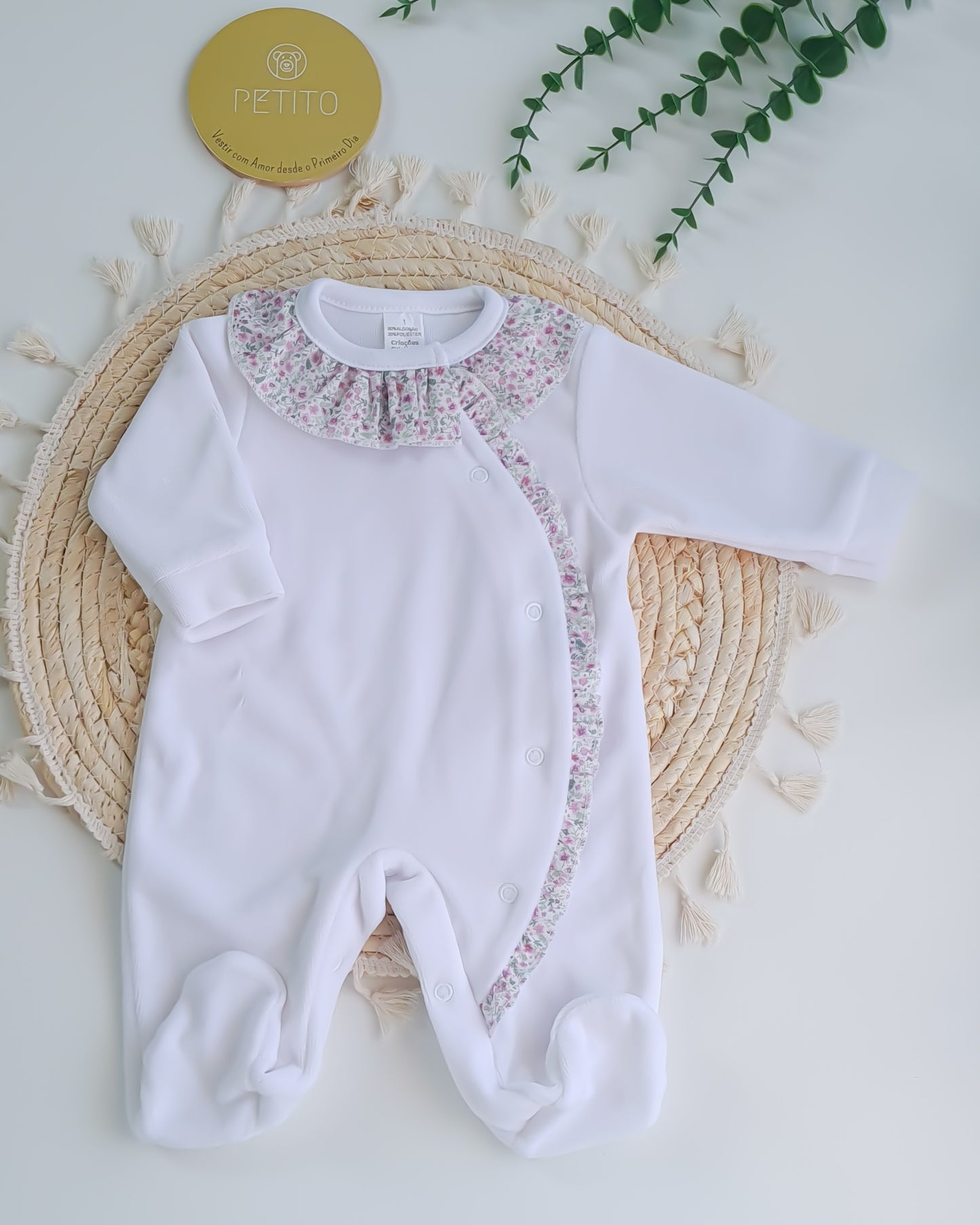 Kit de Maternidade – Branco e Rosa Velho (O/I)