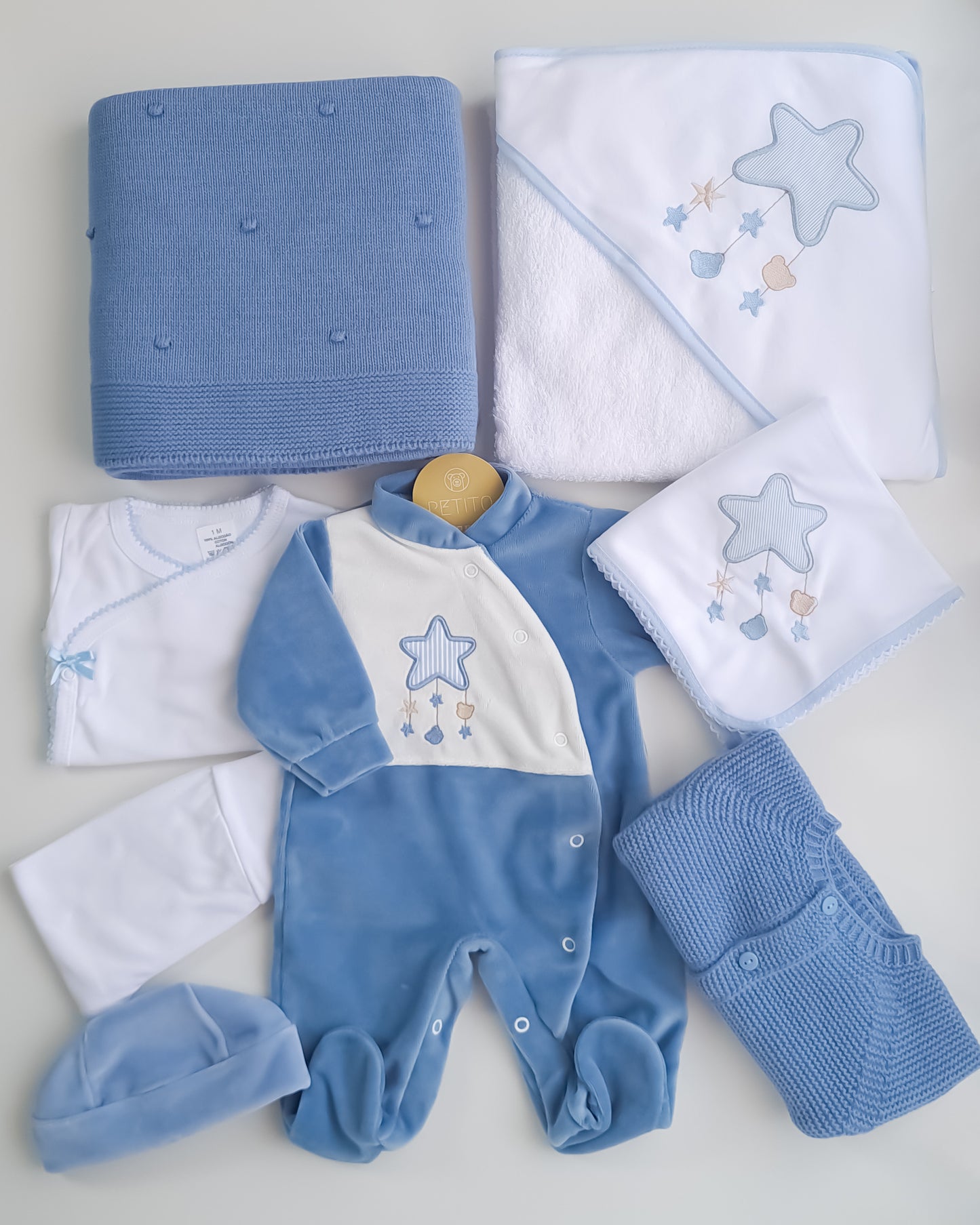 Kit de Maternidade – Azul cobalto estrela (O/I)